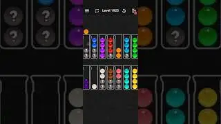 Ball Sort Colour Water Puzzle Solution 1925
