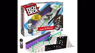 Tech Deck Nyjah Huston Skatepark tech deck treadmill race