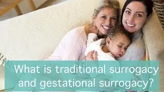 What is traditional surrogacy and gestational surrogacy?