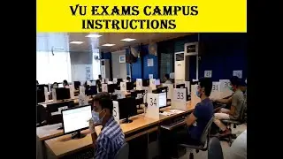 VU Exams | SOP for COVID-19 | Exam center Instructions