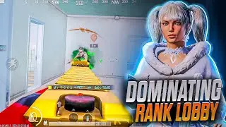 DOMINATING RANK LOBBY  | IPHONE 11 | 4 FINGERS + GYROSCOPE | BGMI MONTAGE