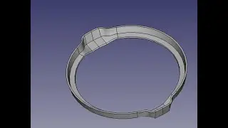 FreeCad Ободок фары