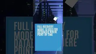 DBA interview questions SQL Server Recovery models