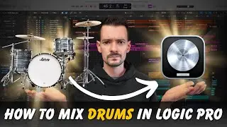 Logic Pro X | How To Mix DRUMS With STOCK Plugins