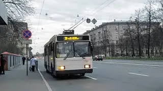 Троллейбус, маршрут №39 ВМЗ-5298-23-01 б.1799 (02.05.2022) Санкт-Петербург