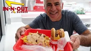 In-N-Out Mukbang (Double Double Animal Style Burger + Fries)