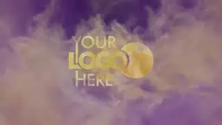 520 c3   Colorful Smoke Reveal Logo beauty particle intro  V3