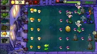 PVZ   Night   Level 8   Plants Vs Zombies Original