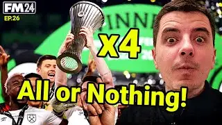 Final Episode: Can I win all 4 trophies? | Ep. 26 ⚽ | FM 2024 🎮