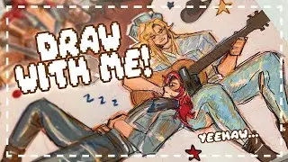 🐴 yeehaw - fill a sketchbook page with me + oc yap session
