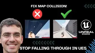How To Fix Map Collision in Unreal Engine 5 ! Player Falling Through Map Issue (Updated 2025)