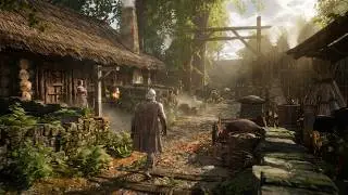 The Witcher Village Environment (Unreal Engine 5)