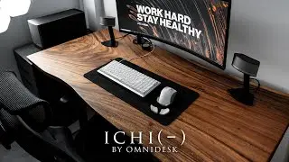 The most beautiful solid wood standing table | Omnidesk Ichi Collection 2021