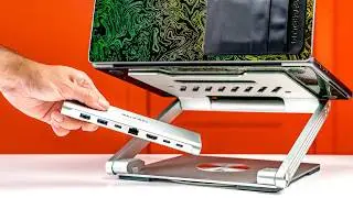 The Ultimate Laptop Stand // CABLETIME Docking Station Stand