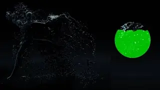 Green Screen Water Dance Logo Reveal