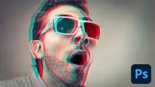 Retro 3D Movie Effect in Photoshop 2023