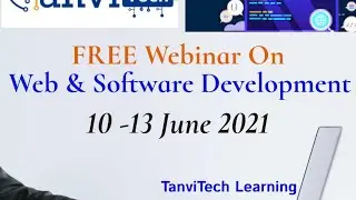 TanviTech's Free  webinar On Web & Software Development-Part-I