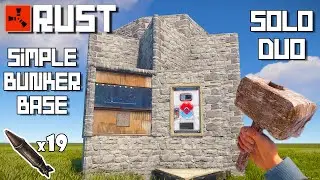 [RUST] Beginner Friendly & Cheap 2x1 Bunker Base (2022) - Boog's Bases