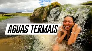 CACHOEIRA de ÁGUA QUENTE no P.N. do Sajama | Viagem de Bicicleta #