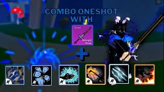 Combo One Shot With Midnight blade And All Melee | Blox Fruits update 17. 3