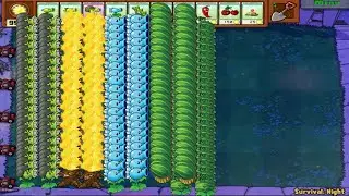 All pea plants vs 999 Zombies plants vs zombies 