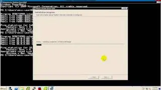 Installing vCenter Windows