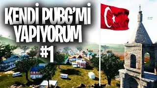 KENDİ PUBG'Mİ YAPTIM 1. BÖLÜM POCHİNKİ ŞEHRİNE TÜRK BAYRAĞI DİKTİM Devlog-01