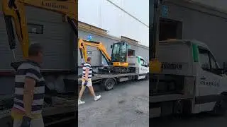 Отгрузка мини-экскаватора LiuGong 9027Fzts #alfarun #liugong #shorts