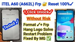Itel A662L Frp Bypass Unlock Solution | iteL A60 A662L Frp Pattern FRP Unlock Fail Error Solve 100%