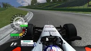 rFactor F1 2005 - Kimi RAIKKONEN 9 - Onboard Lap Imola