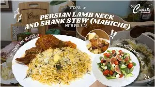 PERSIAN LAMB NECK & SHANK STEW W/ DILL RICE 🇮🇷🥘 (Baghali Polo Ba Mahiche)