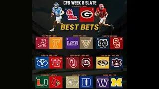 College Football Week 8 Picks & Best Bets | LSU vs Vandy, Georgia vs Ole Miss (10/18/25)