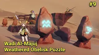 Weathered Obelisk Puzzle #9 | Prasasti Yang Lapuk Wadi Al-Majuj | Genshin Impact
