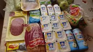 Покупки продуктов на неделю для ребенка  в Пятерочке