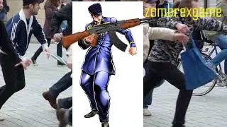 chase but josuke is a school shooter