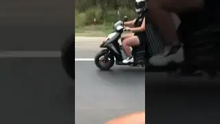 Покатались в паре R1200ST & 50cc