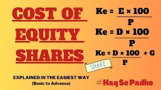 COST OF EQUITY SHARES