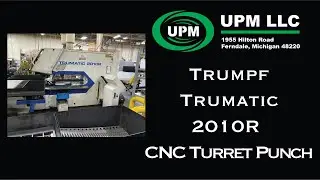 Trumpf Trumatic 2010R CNC Turret Punch UPM#12178