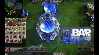 BAR: Beyond All Reason - Tetrad Map Cortex Multiplayer PvE - Part 2/2 (Total Annihilation like game)