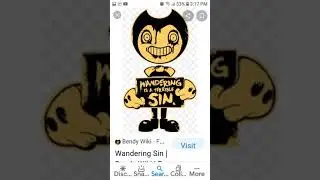 the wandering is a terrible sin bendy voice bendy and the ink machine