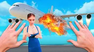 Sister, be careful, the plane is crashing
