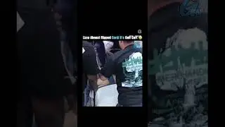 LIZZO ALMOST FLIPS CARDI B GOFT CART 😲