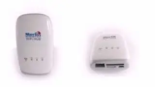 Merlin Wi-Fi Hub (Wi-Fi расширитель для USB дисков и карт памяти)