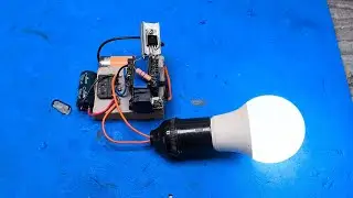 Como Acender Lâmpadas usando uma Bateria de 4.2V (mini inversor) - Diy