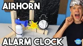 Worlds Loudest Alarm Clock!! | Airhorn Alarm Clock