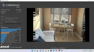 🛠️ Lenovo legion 5 R7 6800 CPU Benchmark with Cinebench
