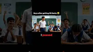 Boy Celebrates 35 Marks, Girl Cries at 98! | Classroom Comedy 😂 