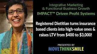 Registered Dietician turns insurance clients into high-value ones & raises LTV from $400 to $3,000!