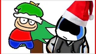 Especial de Navidad dibujando algo en paint