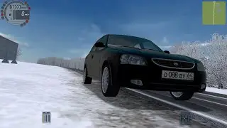 City Car Driving - Катаю на Акценте - Руль Logitech G27